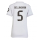 Real Madrid Jude Bellingham #5 Replike Domaci Dres za Ženska 2025-26 Kratak Rukav